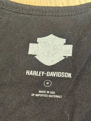 Harley Davidson Women's Black Fitted Tank Top thumbnail 3
