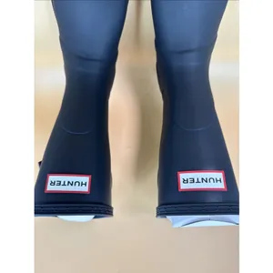 New Hunter Women's Navy Blue Original Short Back Adjustable Rain Boots Size 6 thumbnail 4