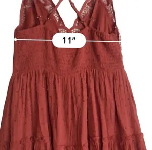 Brand New In Bohemian Burnt Orange Skater Dress Size S thumbnail 7