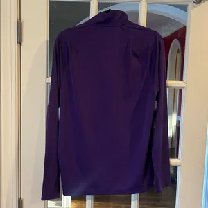 ALO purple quarter zip activewear jacket ladies Small athleisure coach sports thumbnail 5