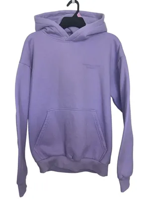 Comfrt Collection Pastel Edit Hoodie Lavender Pullover Pocket Small USA thumbnail 1