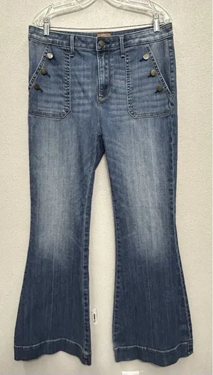 Driftwood Farrah Jeans Women’s Size 32 Flared (34x32) Wide Leg Western Cowgirl thumbnail 1