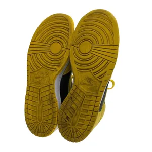Nike Dunk High Goldenrod Men's Yellow Black Leather Basketball Sneakers Shoes 12 thumbnail 4