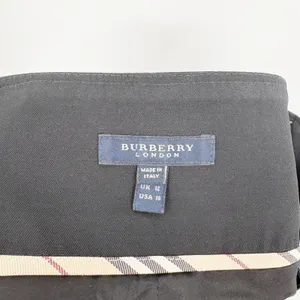 Burberry London Womens Black Wool Blend Professional Career Pencil Skirt Size 10 thumbnail 4