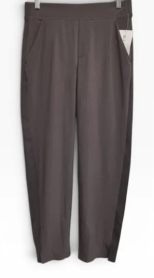 ATHLETA‎ Brooklyn Ankle Athletic Packable Pants Gray Size 4 thumbnail 1