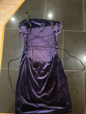 Hoco Dress Purple thumbnail 3