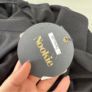 Nookie Lust One Shoulder Gown in Black‎ thumbnail 11
