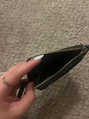Kate Spade Wristlet Wallet Black Leather thumbnail 3