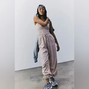 FREE PEOPLE Movement Inbound Onesie - Cashmere $128 thumbnail 2