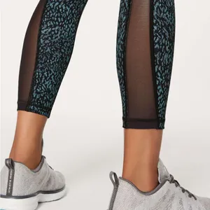 Lululemon Athletica Train Times 7/8 Illuminate Multi Black Leggings thumbnail 3