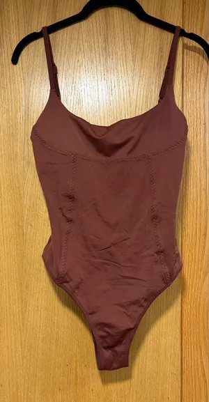 Aerie Brown One Piece Swimsuit Sample - Size Small thumbnail 1