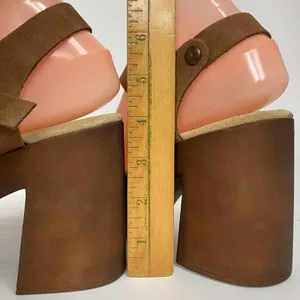 Bionatura Women Slingback Sandals Block Heels Size 9 Chunky Nostalgic Glam Indie thumbnail 5