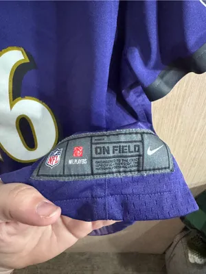 Women’s Nike NFL Purple Gold On Field Baltimore Ravens Jersey #16 Wallace XXL thumbnail 2