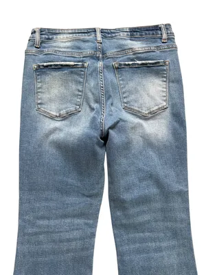 Vervet Bootcut Jeans Style V2440 Asymmetrical Hem Womens Size 31 thumbnail 4