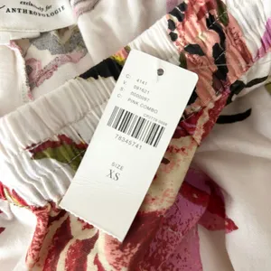 NEW Raphael Balme Anthropologie Flannel Sleep Pants Pink Combo Floral Lounge XS thumbnail 7