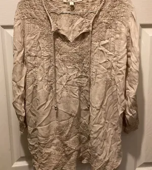 Solitaire Textured Beige Top thumbnail 1