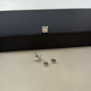 7mm Small Mini Star Stud Earrings for Men Women Streetwear Punk Hip Hop Unisex Style thumbnail 4