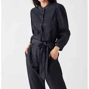 Faherty Charlotte Denim Jumpsuit‎ thumbnail 3