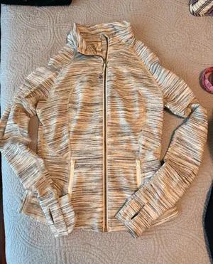lululemon athletica define Heathered Gray Zip-Up  Jacket thumbnail 1