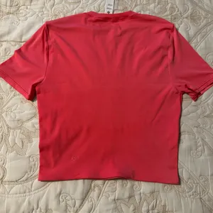 Lululemon Athletica Vibrant Pink Short Sleeve Tee thumbnail 2