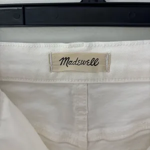 Madewell White The Perfect Vintage Jean Straight Leg High Waist Travel Beach thumbnail 8