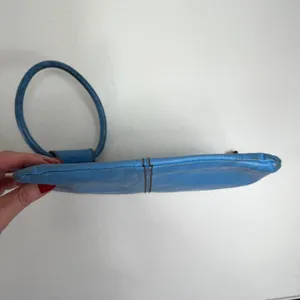 Hobo Sable Leather Wristlet Clutch Wallet Circle Handle Zip Wallet Boho Casual thumbnail 7