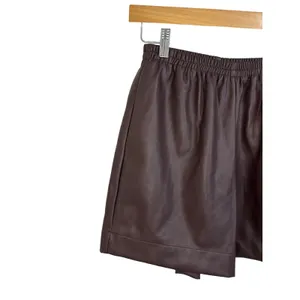 Avec Les Filles‎ faux leather brown shorts size XS thumbnail 2