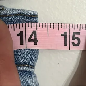 Madewell‎ Cali Demi Boot Jeans Distressed Hem Size 26 Button Fly Stretchy thumbnail 3