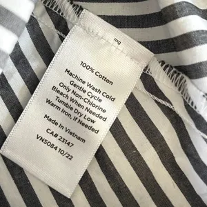 Talbots Shirt Dress Womens 2P Gray White Striped Preppy Cotton Fit Flare Pockets thumbnail 8