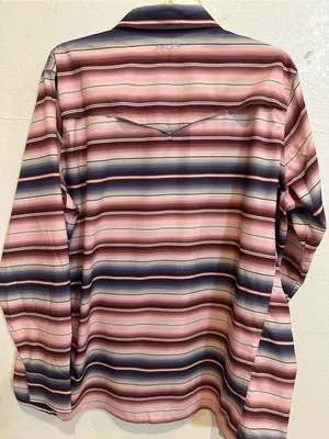 Ariat Tek Western Stripped Button-Down Shirt thumbnail 7