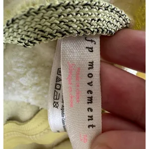 Free People Movement Sweatshirt Hoodie Sz L 1/4 Zip Green Athleisure thumbnail 3