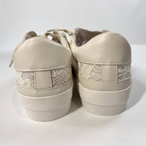 Dolce Vita Harryson Women's 9‎ Cream Lace Panel Sneakers Casual Shoes Gum Sole thumbnail 8