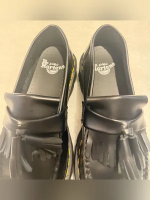 Dr. Martens Black Platform Tassel Loafers NWOT Unisex thumbnail 4