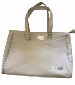 NEW WITH TAGS Bella Russo Laptop Large Grey Tote Bag, Office, Travel thumbnail 1