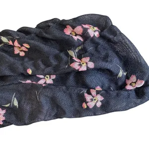 AFRM Black Floral Off the Shoulder Mesh Top MEDIUM Ruched Sheer Bodycon Pink $68 thumbnail 11