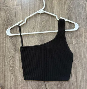 Aritzia Babaton Black One Shoulder Tank  thumbnail 1