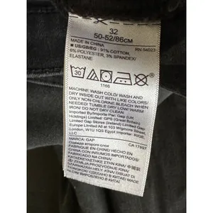 GAP Jeans Women 32 Black Denim True Skinny‎ Button Fly Raw Hem Cotton Blend thumbnail 7