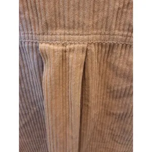 Forever 21 Soze M Womens Corduroy Ivory Crop Frayed Jacket Long Sleeve thumbnail 7