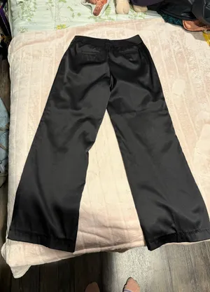 Black Flare Work Pants thumbnail 3