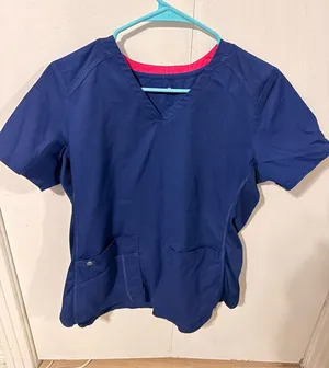 MedCouture Scrubs Set Royal Blue thumbnail 1