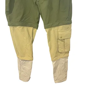 Outdoor Voices RecTrek Zip-Off Convertible Pants Green Tan Tri-Color Size Small thumbnail 4