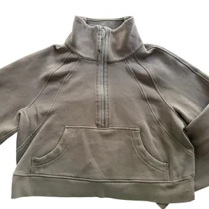 Lululemon Scuba Oversized Funnel Neck Sweatshirt Rover Tan Beige Size M/L Fleece thumbnail 3