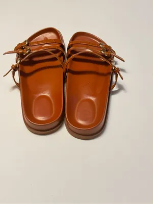 Jcrew Women's Double-Strap Slide Sandals with Buckles Sz 8 thumbnail 2