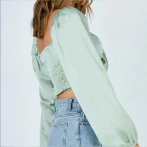 Princess Polly Estee Top in Green Size 6 New with tag thumbnail 2