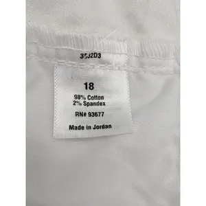 a.n.a. Mid-Rise Twill Short Womens 18 White Casual 5 Inch Inseam‎ Chino Summer thumbnail 6