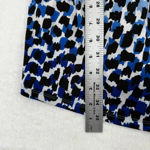 Susana Monaco Womens Dress, Sleeveless, Blue‎ Black Print, Size Large thumbnail 4