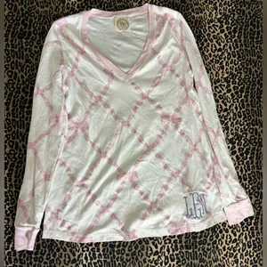 The Beaufort Bonnet Company Bow Pink/white Pajama Set Size Small‎ thumbnail 4