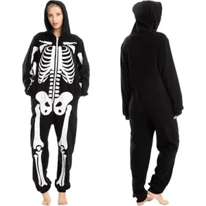 Spooktacular Creations Halloween Skeleton Costume Unisex Jumpsuit Union Suit LG thumbnail 2