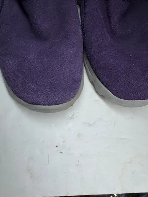 Skechers on-the-go Purple leather Suede Plush-Lined Winter Boots 8.5 slip on thumbnail 5