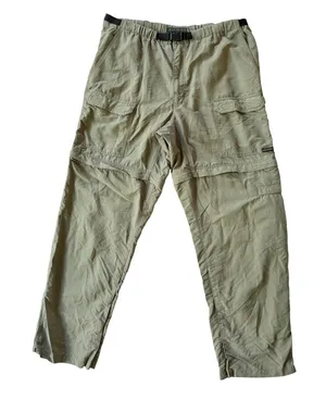 Royal Robbins Convertible Pants Women L Green Good Zip Off Hiking Cargo Utility thumbnail 1